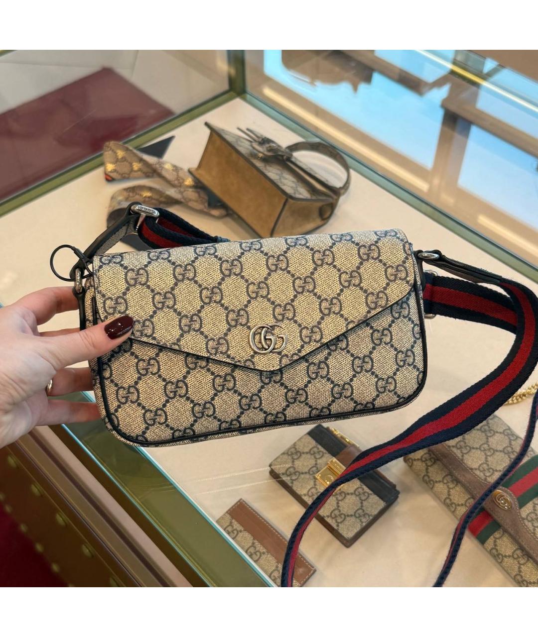GUCCI Бежевая сумка через плечо, фото 4