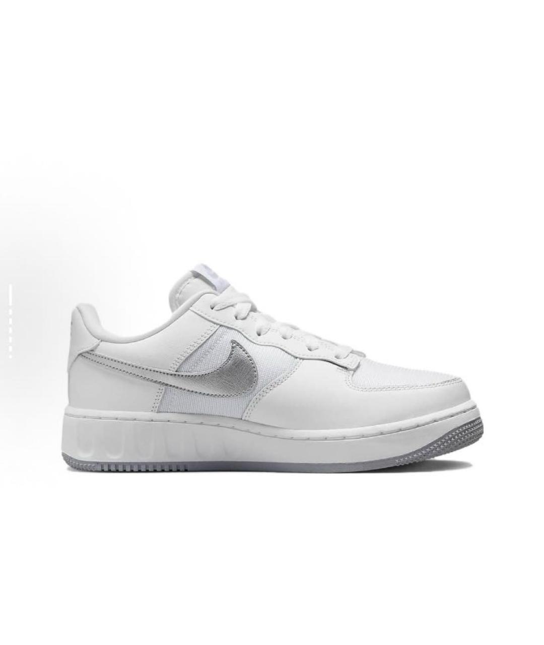 NIKE Белые кожаные низкие кроссовки / кеды, фото 7