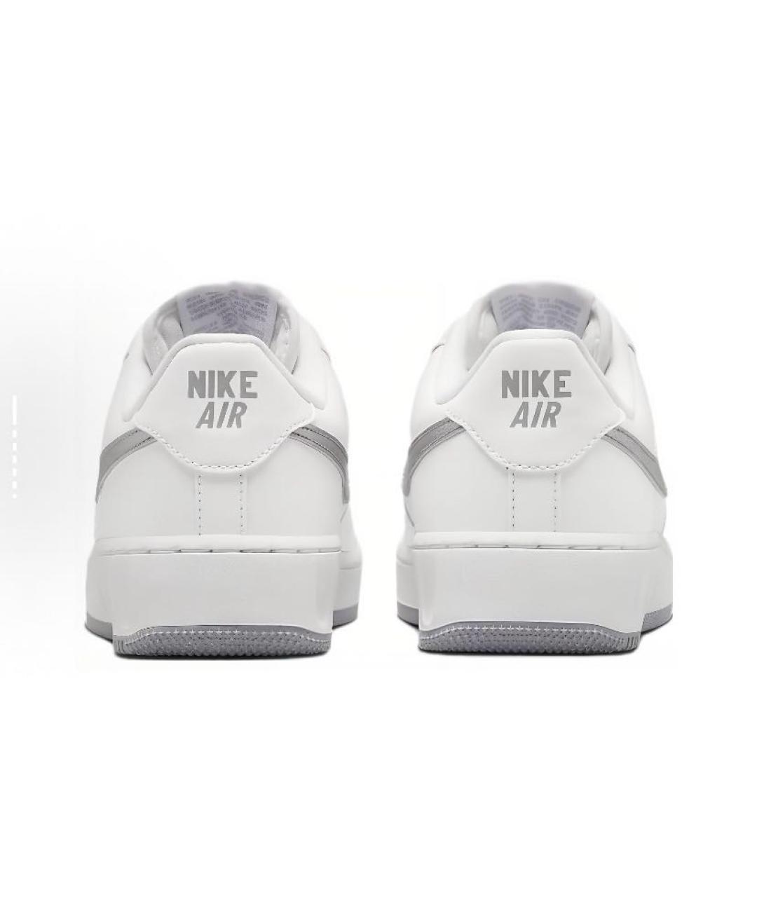 NIKE Белые кожаные низкие кроссовки / кеды, фото 5