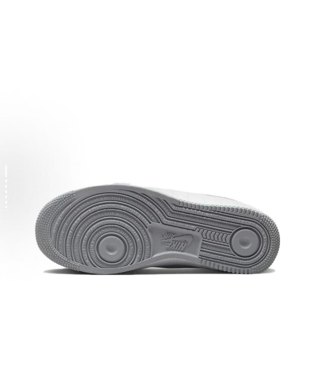 NIKE Белые кожаные низкие кроссовки / кеды, фото 6