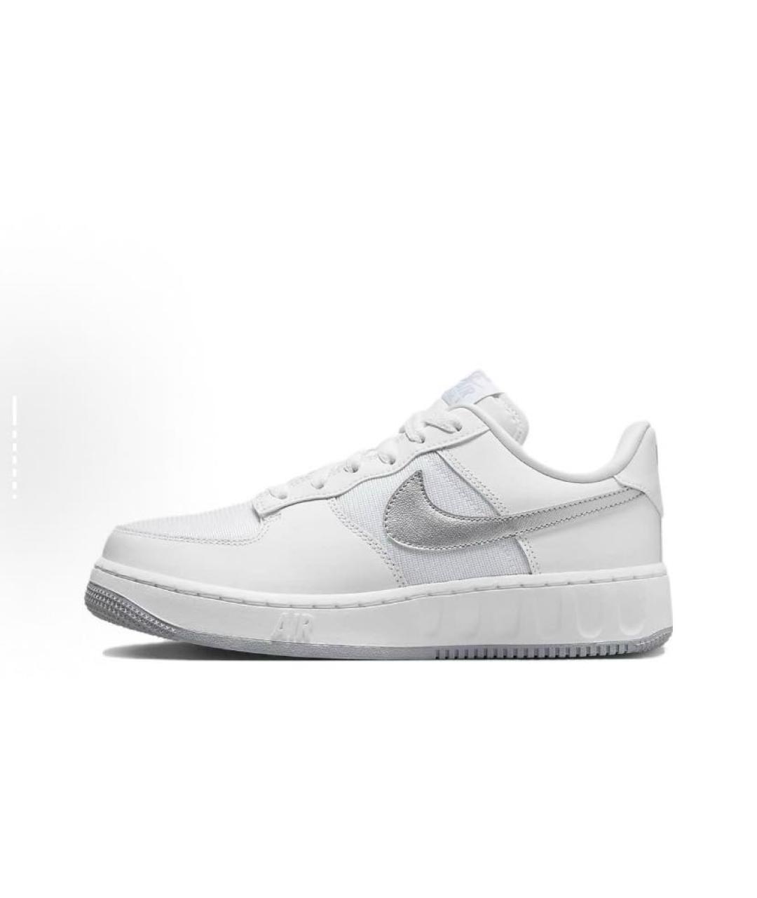 NIKE Белые кожаные низкие кроссовки / кеды, фото 3
