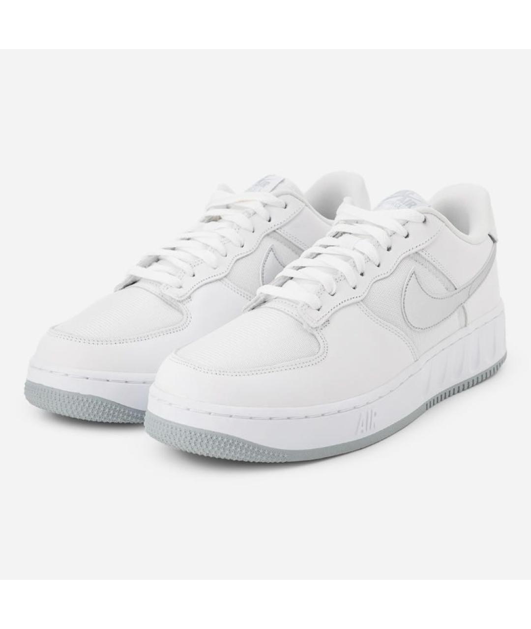 NIKE Белые кожаные низкие кроссовки / кеды, фото 2