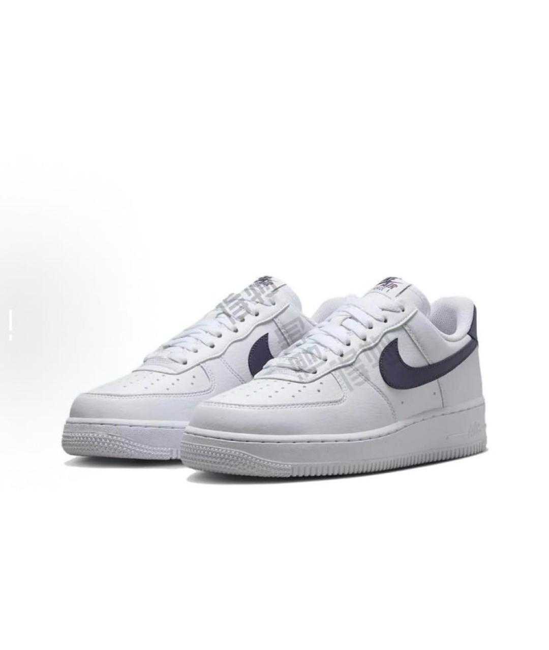 NIKE Белые кожаные низкие кроссовки / кеды, фото 3
