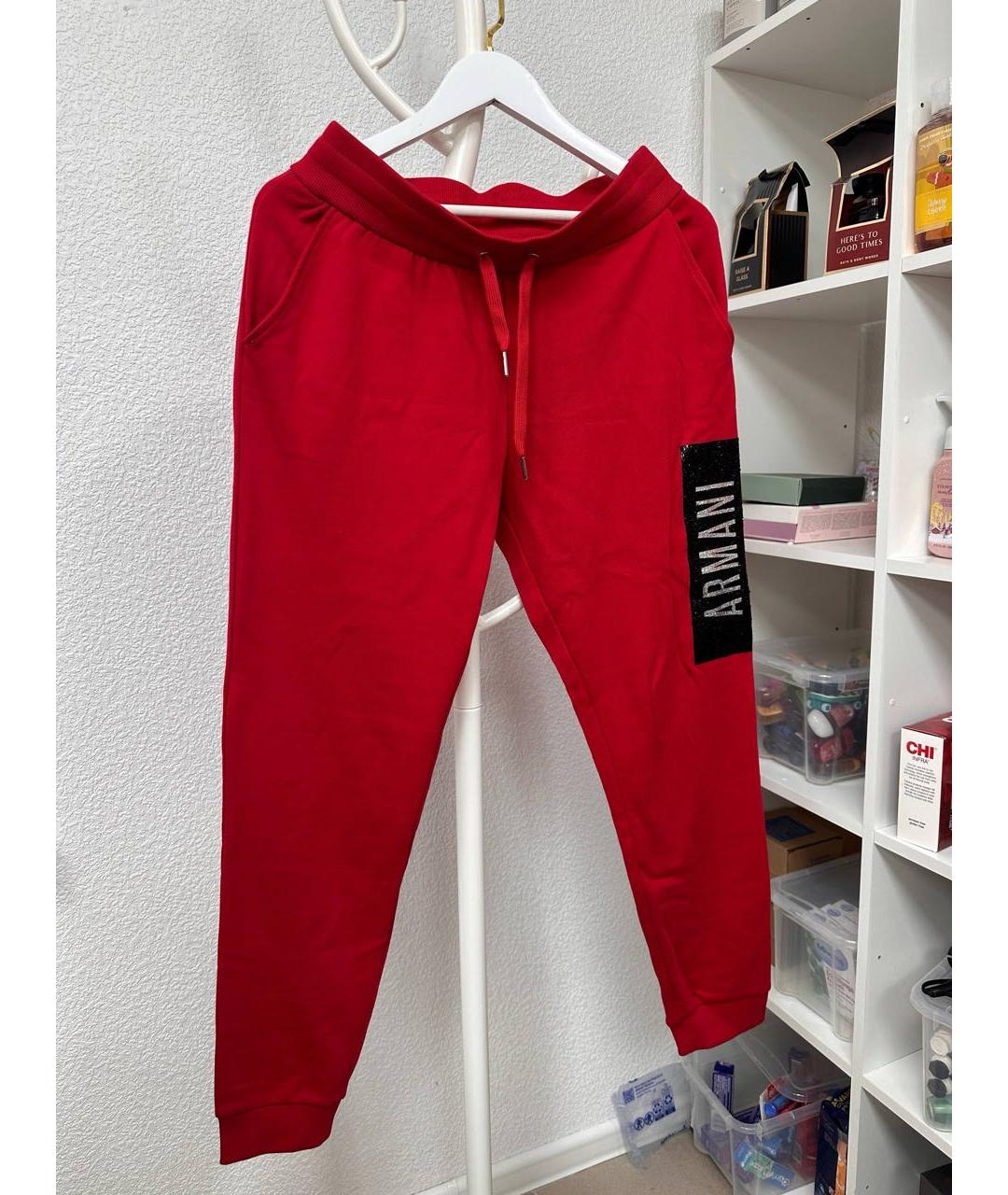ARMANI EXCHANGE Красный хлопковый спортивные костюмы, фото 2