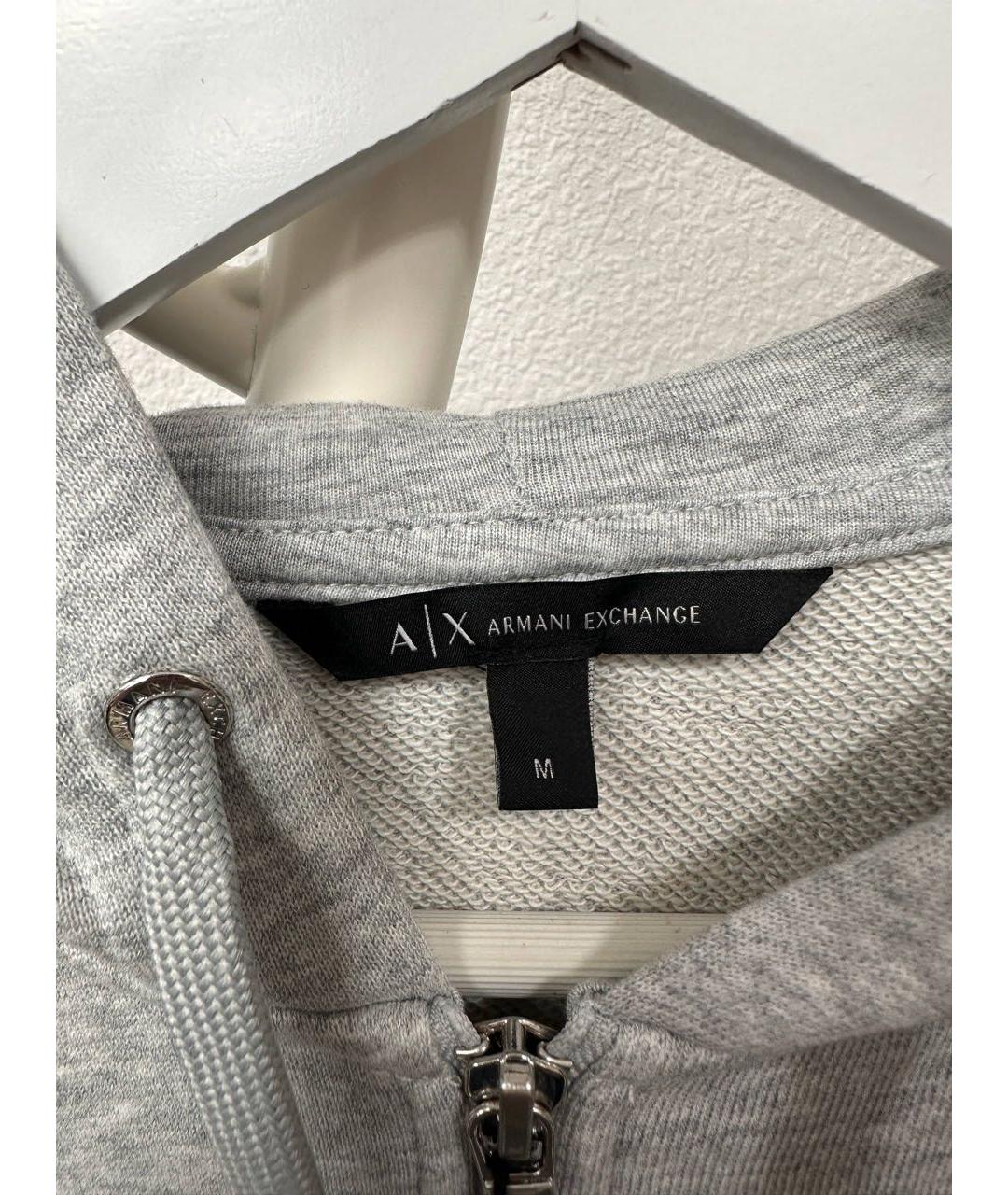 ARMANI EXCHANGE Серый хлопко-эластановый спортивные костюмы, фото 7