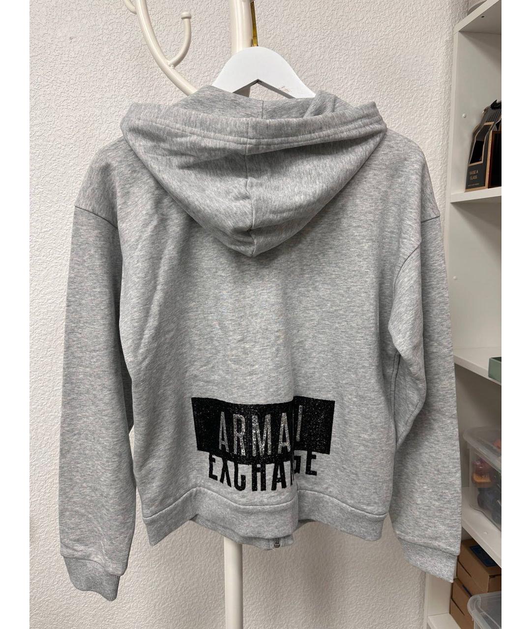ARMANI EXCHANGE Серый хлопко-эластановый спортивные костюмы, фото 4