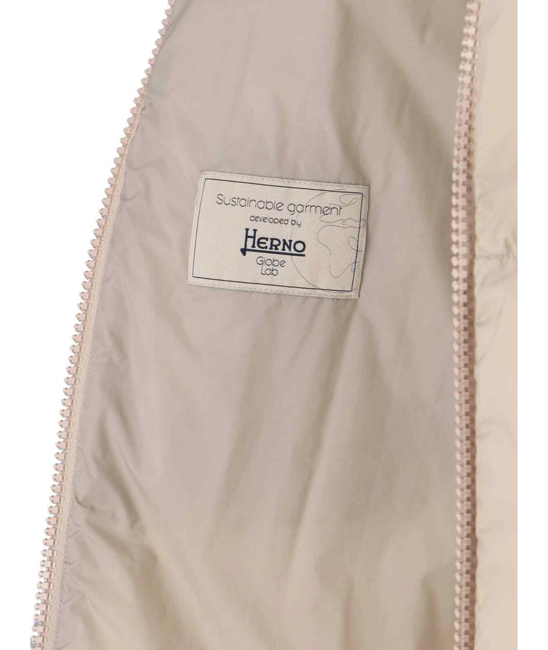 HERNO Серая полиамидовая куртка, фото 4