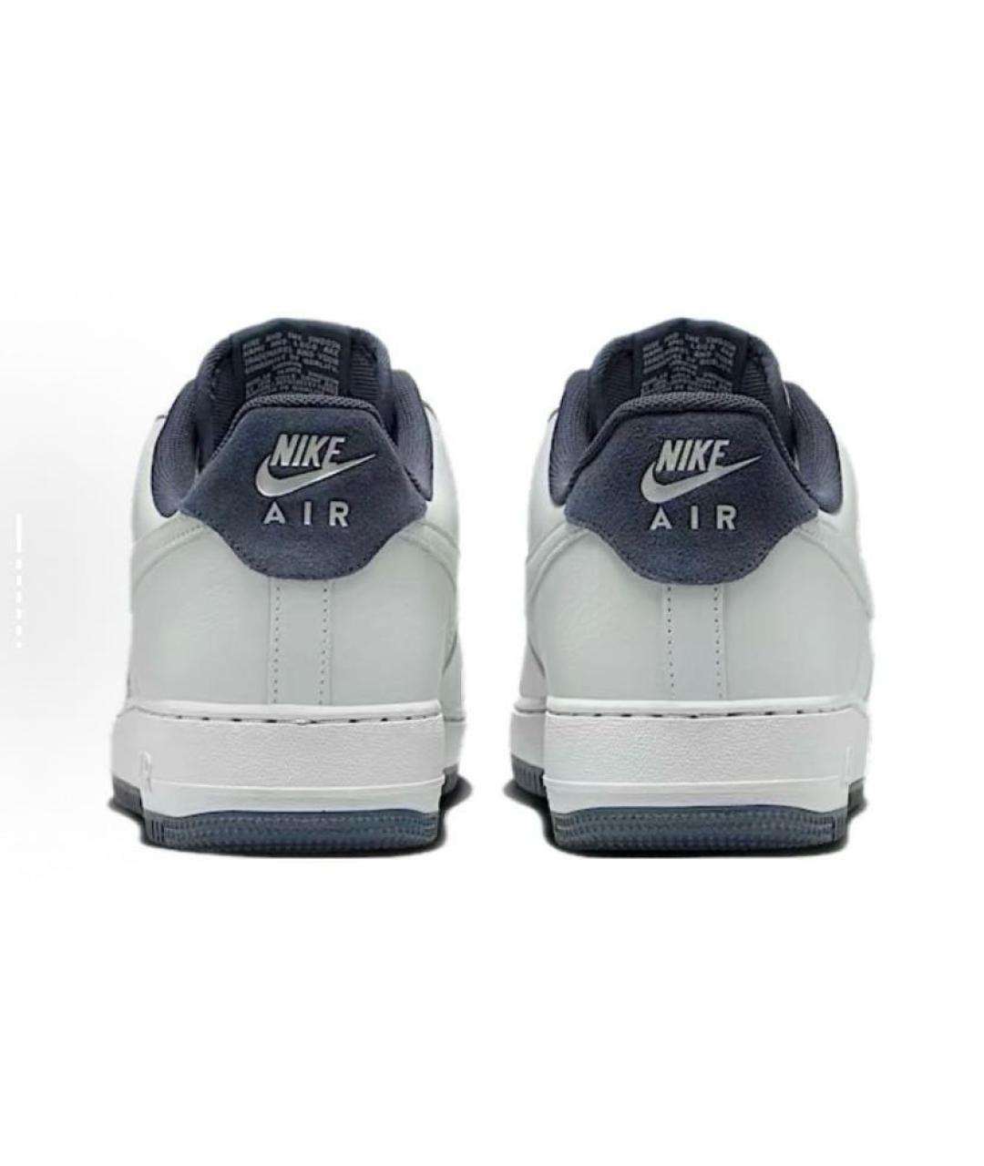 NIKE Белые кожаные низкие кроссовки / кеды, фото 5