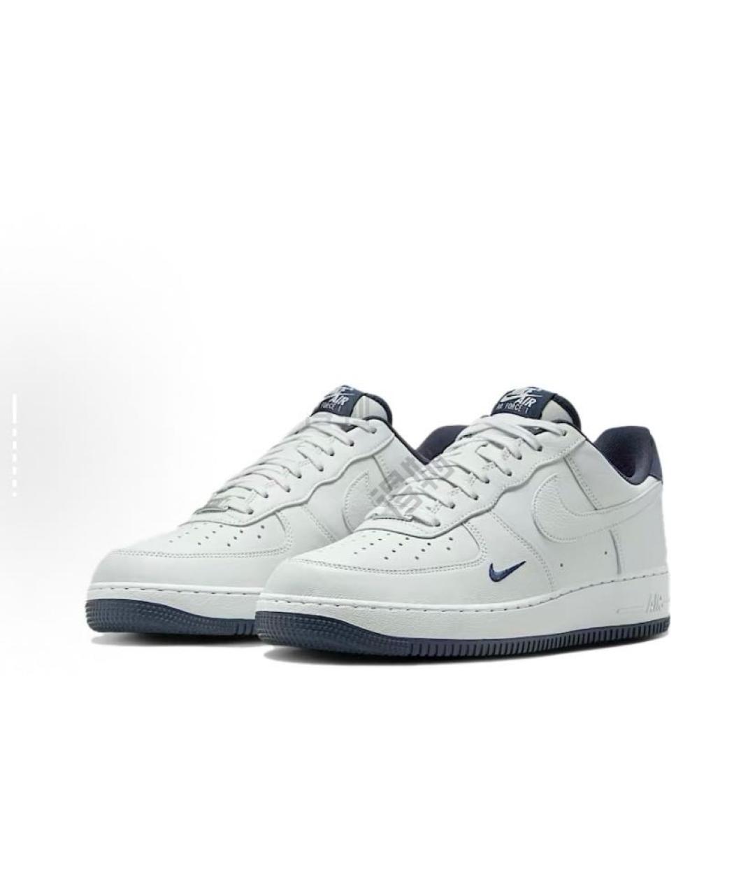 NIKE Белые кожаные низкие кроссовки / кеды, фото 3
