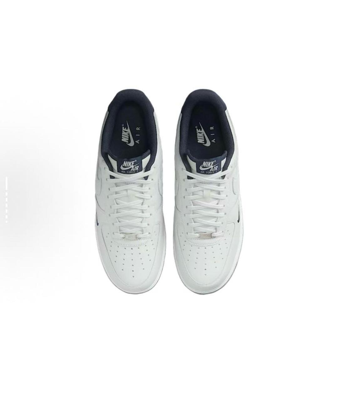 NIKE Белые кожаные низкие кроссовки / кеды, фото 4