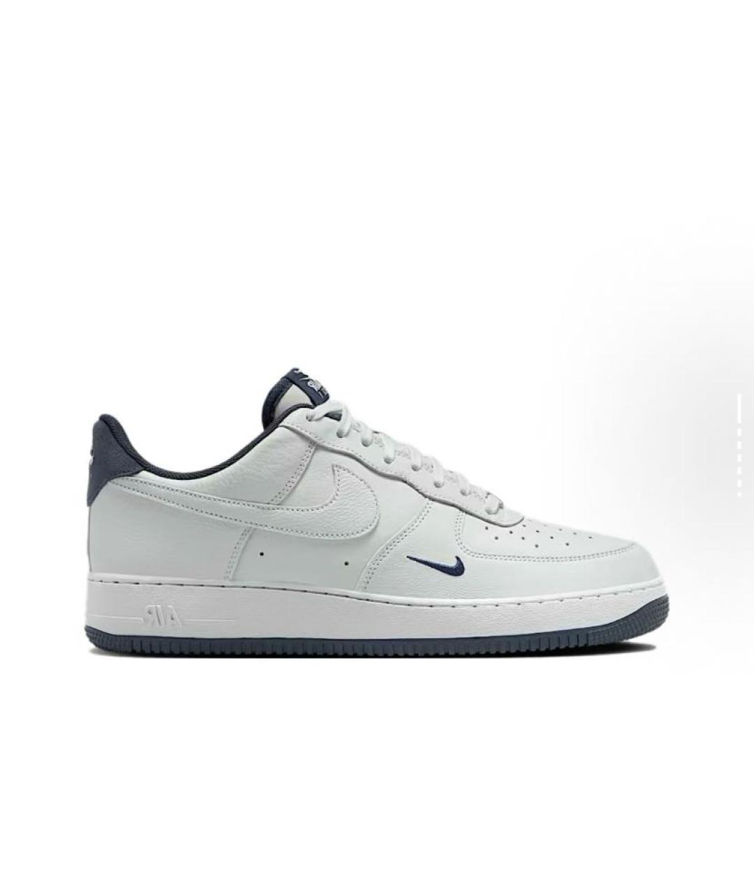 NIKE Белые кожаные низкие кроссовки / кеды, фото 1