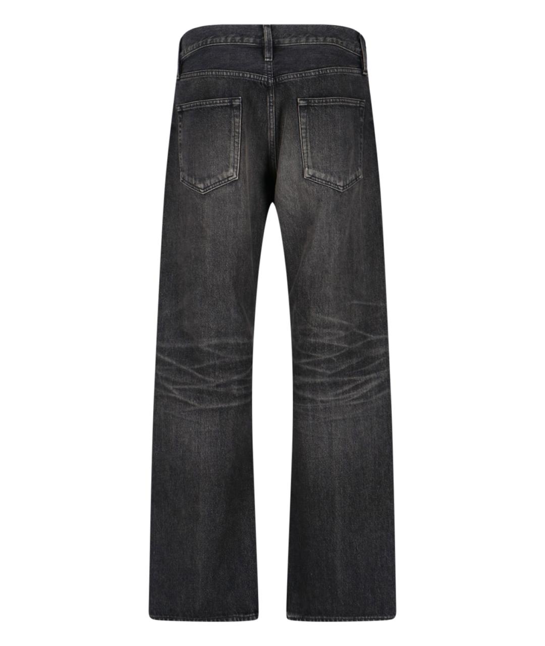 FEAR OF GOD Черные хлопковые прямые джинсы, фото 2