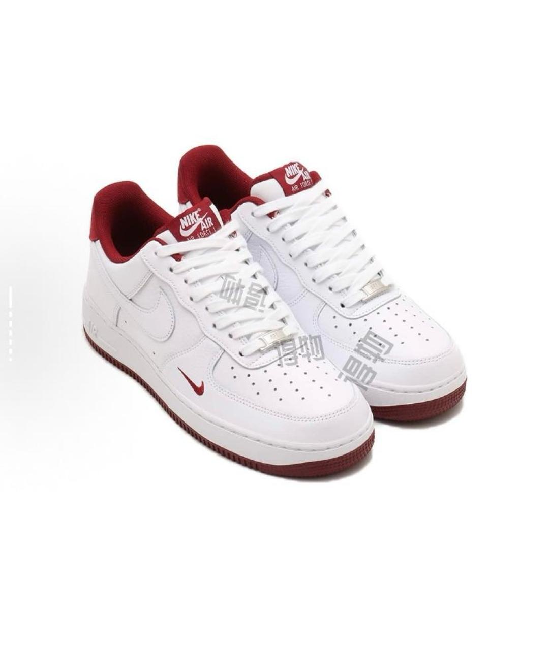 NIKE Белые кожаные низкие кроссовки / кеды, фото 3