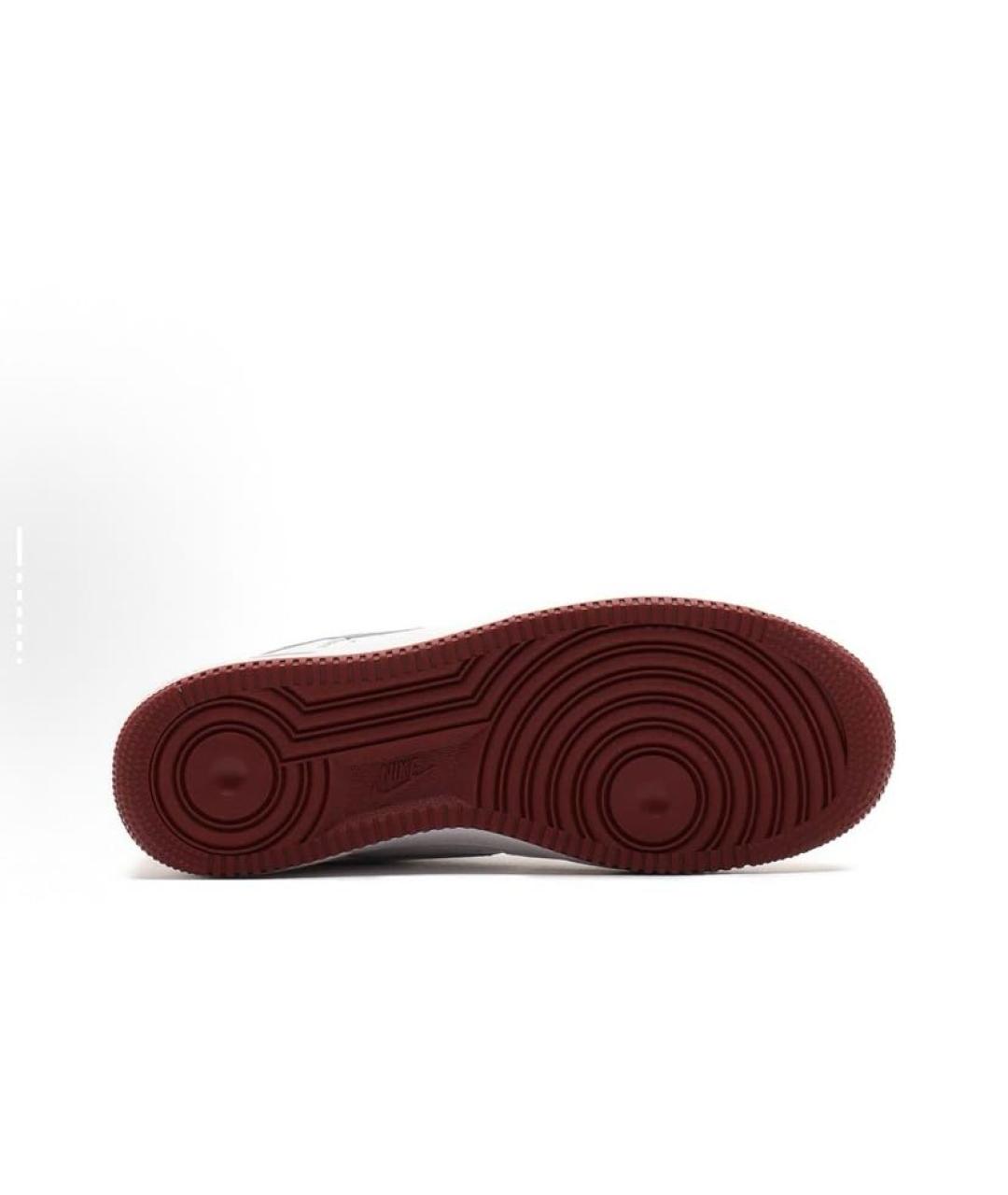 NIKE Белые кожаные низкие кроссовки / кеды, фото 5