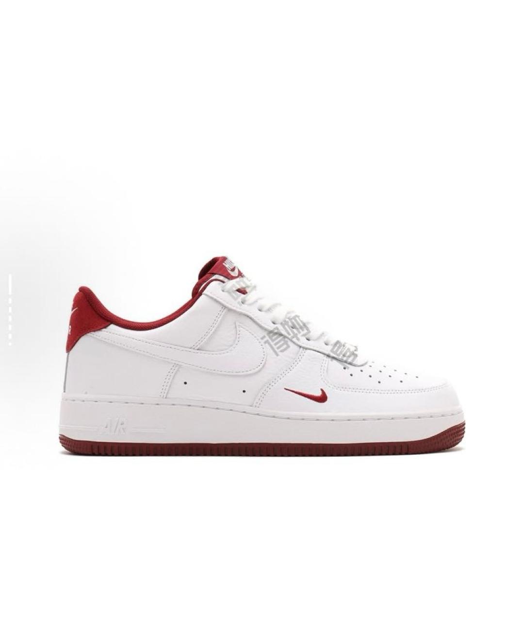 NIKE Белые кожаные низкие кроссовки / кеды, фото 1