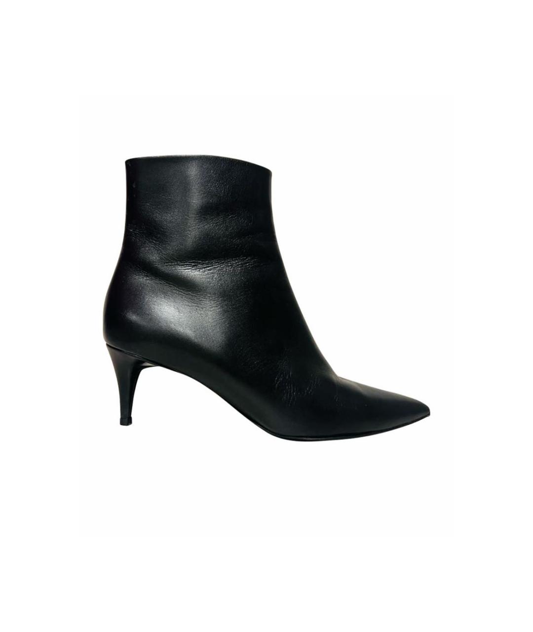 ALEXANDER WANG Черные кожаные ботильоны, фото 5