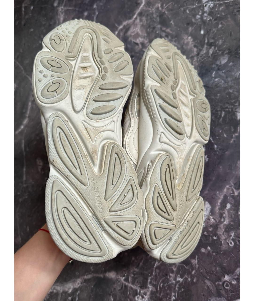 ADIDAS Бежевые неопреновые низкие кроссовки / кеды, фото 3