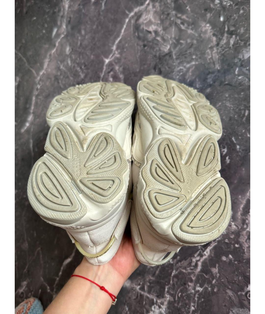 ADIDAS Бежевые неопреновые низкие кроссовки / кеды, фото 4