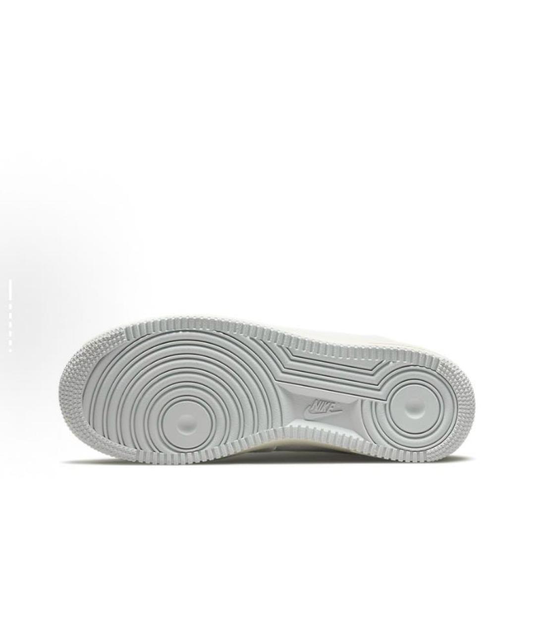 NIKE Белые кожаные высокие кроссовки / кеды, фото 6