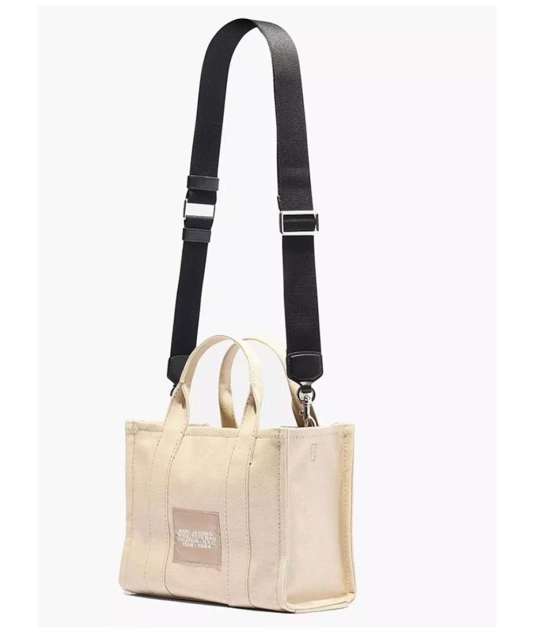 MARC BY MARC JACOBS Бежевая тканевая сумка тоут, фото 7