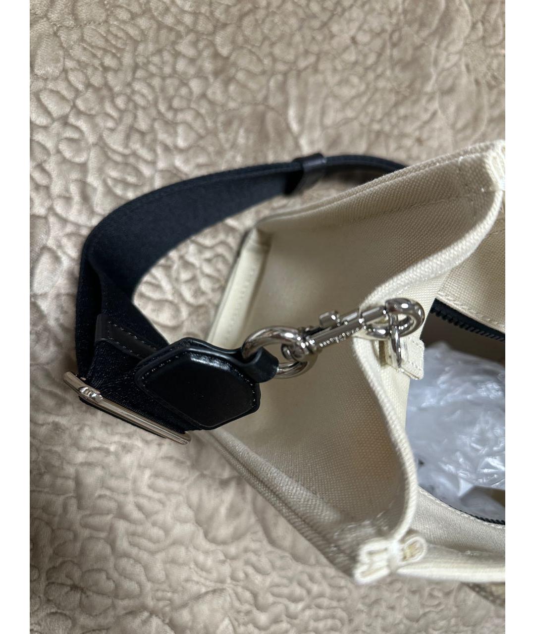 MARC BY MARC JACOBS Бежевая тканевая сумка тоут, фото 6