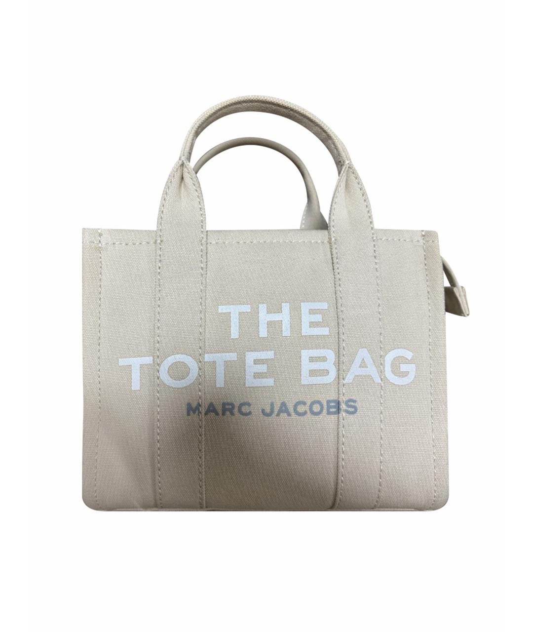 MARC BY MARC JACOBS Бежевая тканевая сумка тоут, фото 1