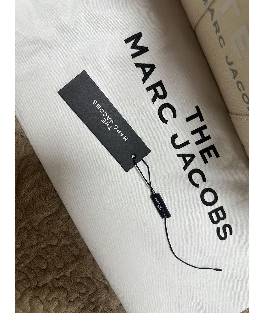 MARC BY MARC JACOBS Бежевая тканевая сумка тоут, фото 5