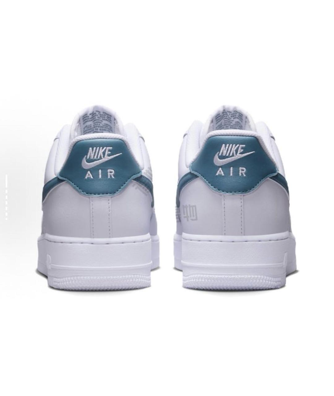 NIKE Белые кожаные низкие кроссовки / кеды, фото 3
