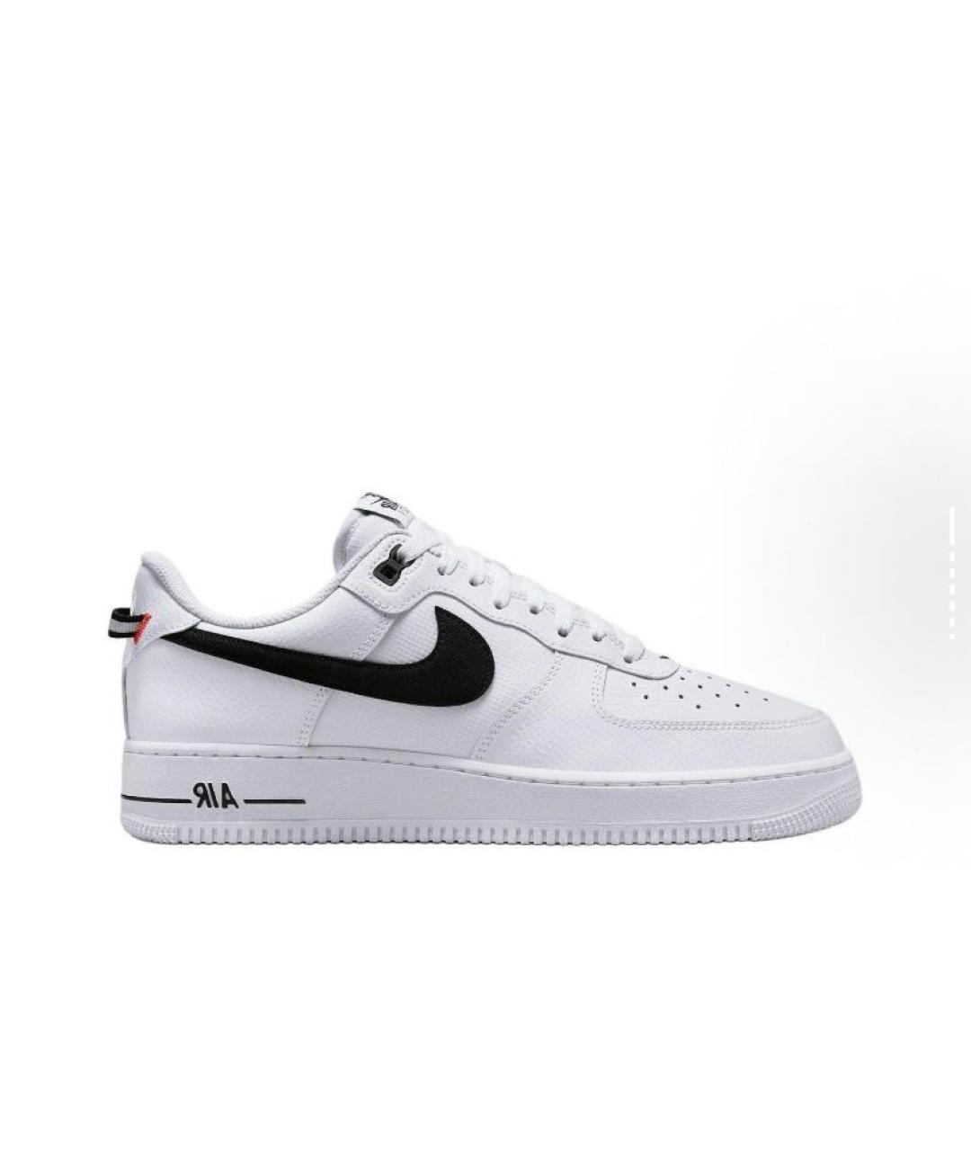NIKE Белые кожаные низкие кроссовки / кеды, фото 1