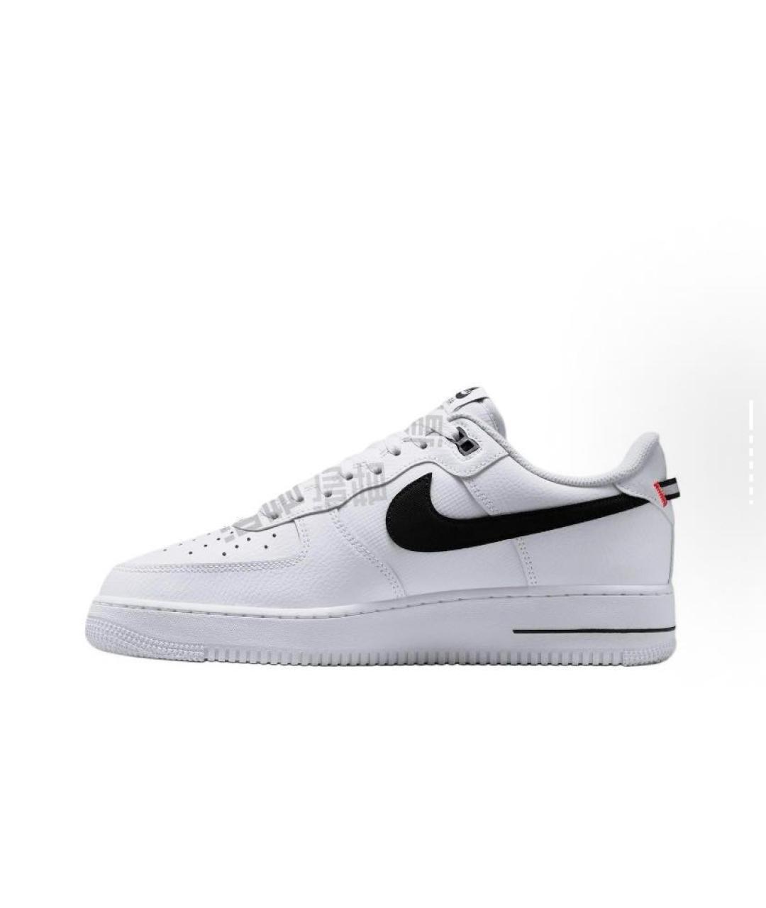 NIKE Белые кожаные низкие кроссовки / кеды, фото 2
