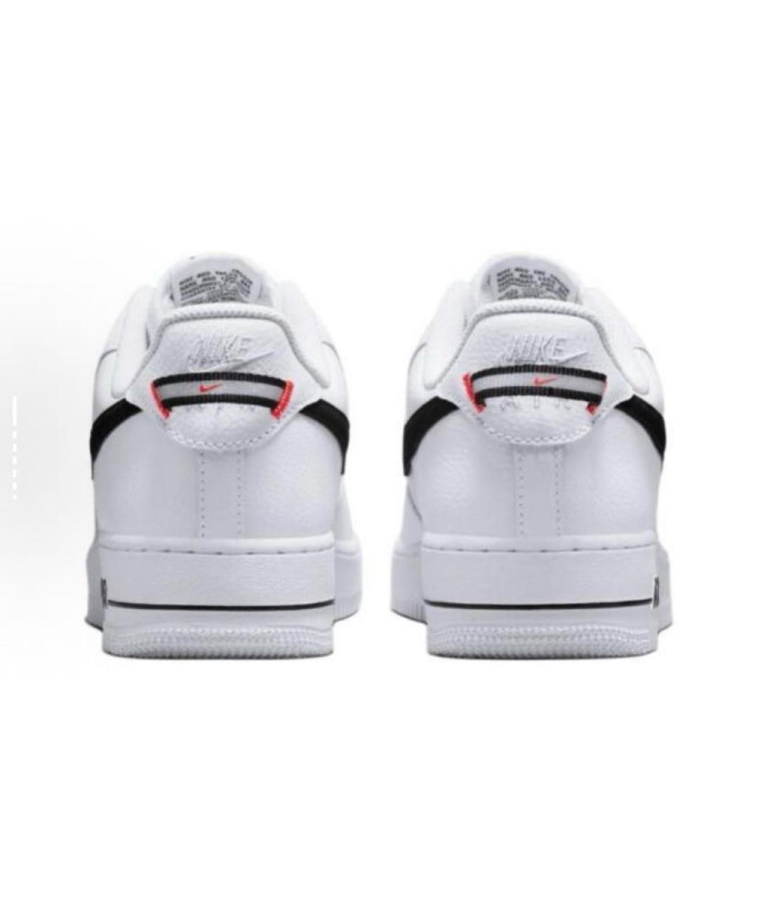 NIKE Белые кожаные низкие кроссовки / кеды, фото 5