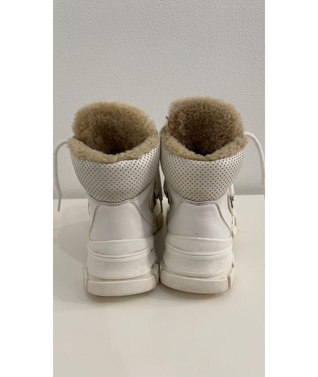 GUCCI Белые ботинки, фото 3