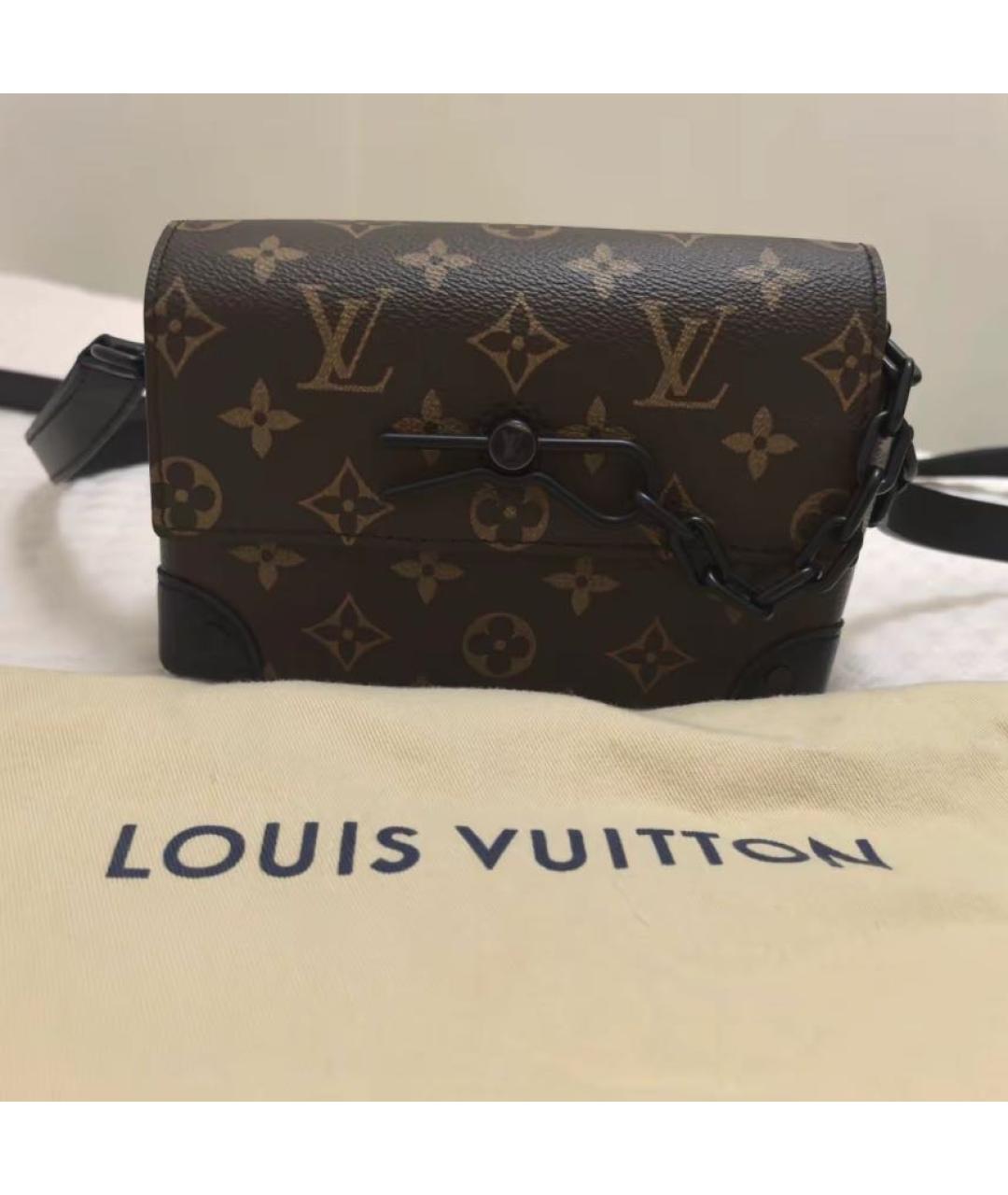 LOUIS VUITTON Коричневая сумка на плечо, фото 2