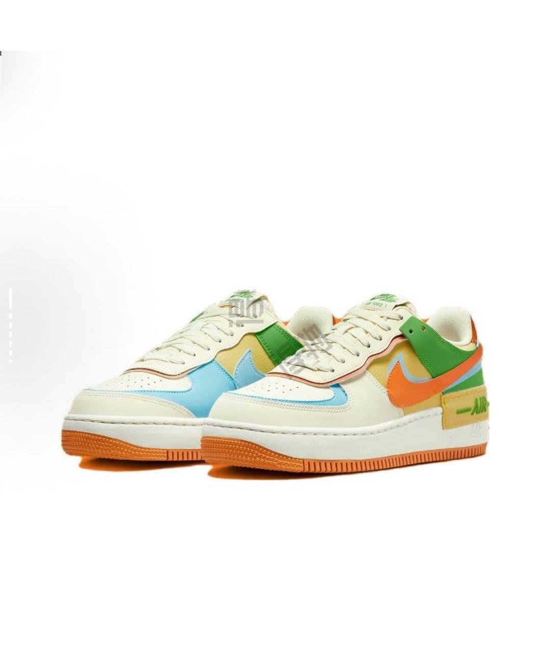 NIKE Мульти кожаные низкие кроссовки / кеды, фото 3