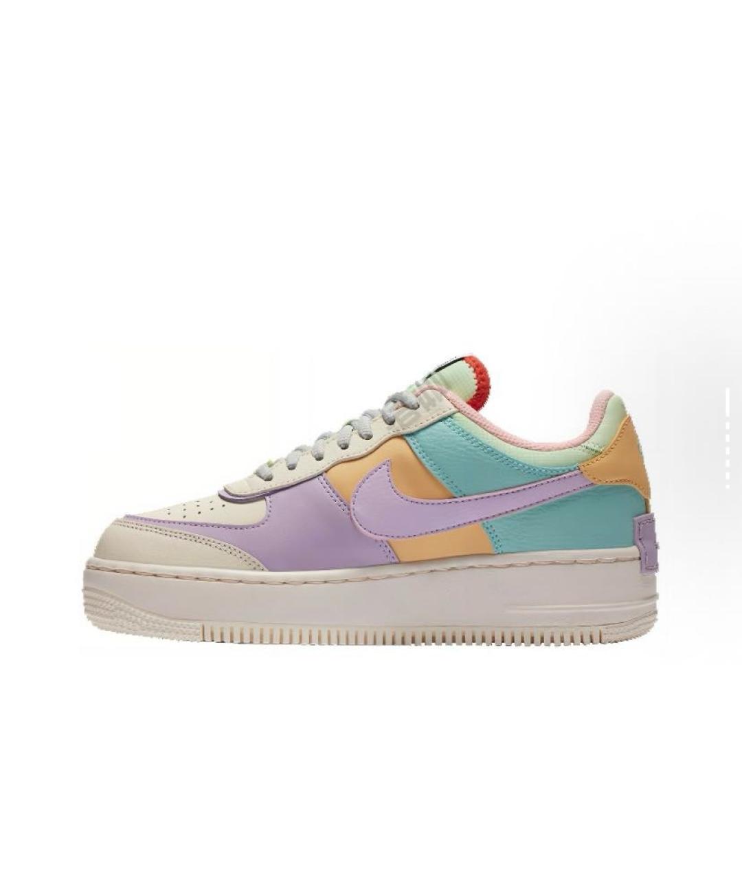 NIKE Мульти кожаные низкие кроссовки / кеды, фото 2