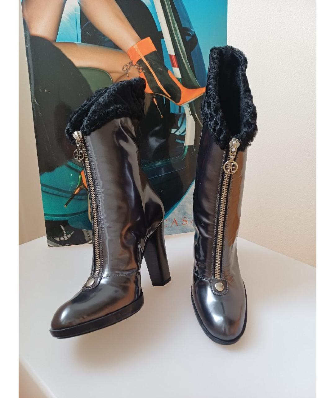 CASADEI Серые кожаные ботинки, фото 5
