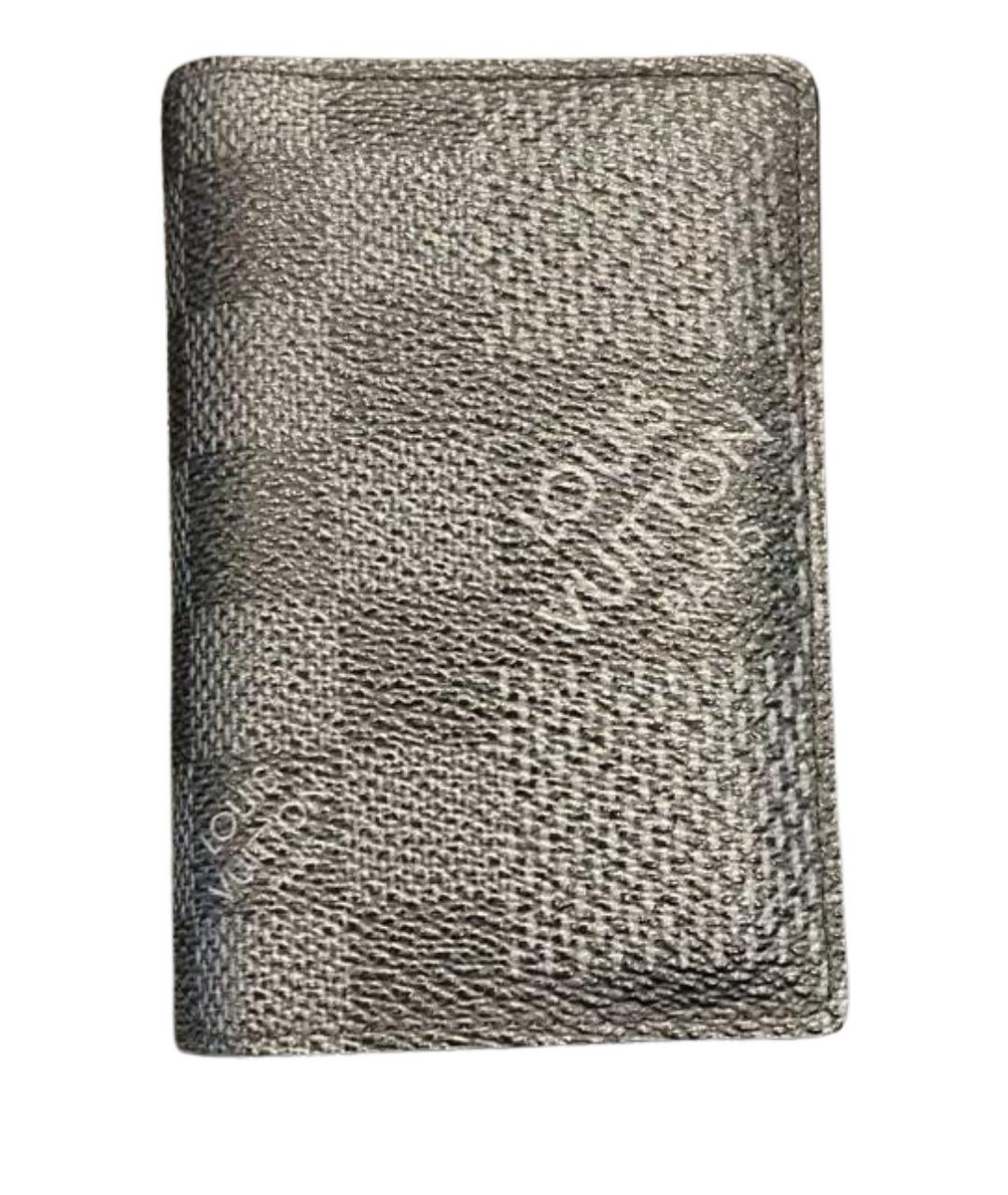 LOUIS VUITTON Черная кожаная визитница, фото 1