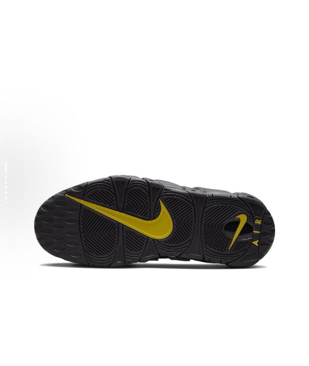 NIKE Бежевые кожаные низкие кроссовки / кеды, фото 6