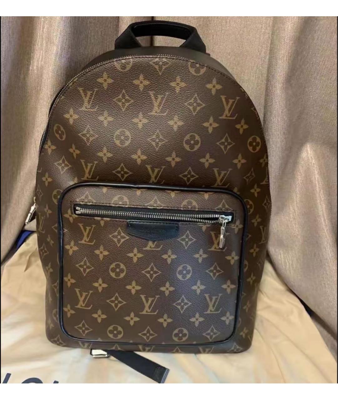 LOUIS VUITTON Коричневый рюкзак, фото 2