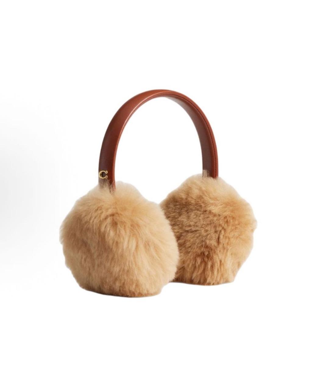 COACH Коричневые наушники, фото 1