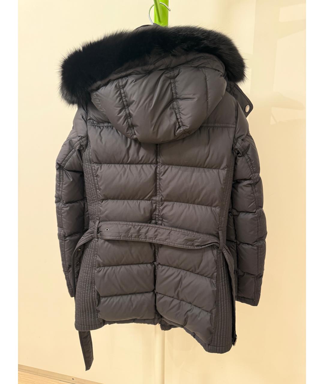BURBERRY Черный полиэстеровый пуховик, фото 2
