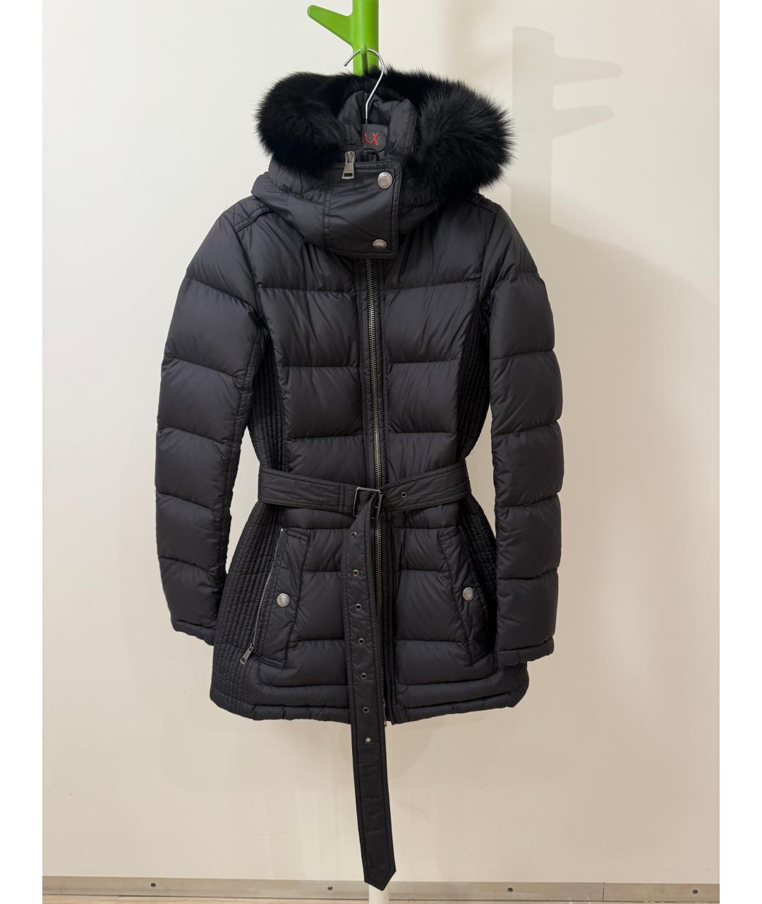 BURBERRY Черный полиэстеровый пуховик, фото 4