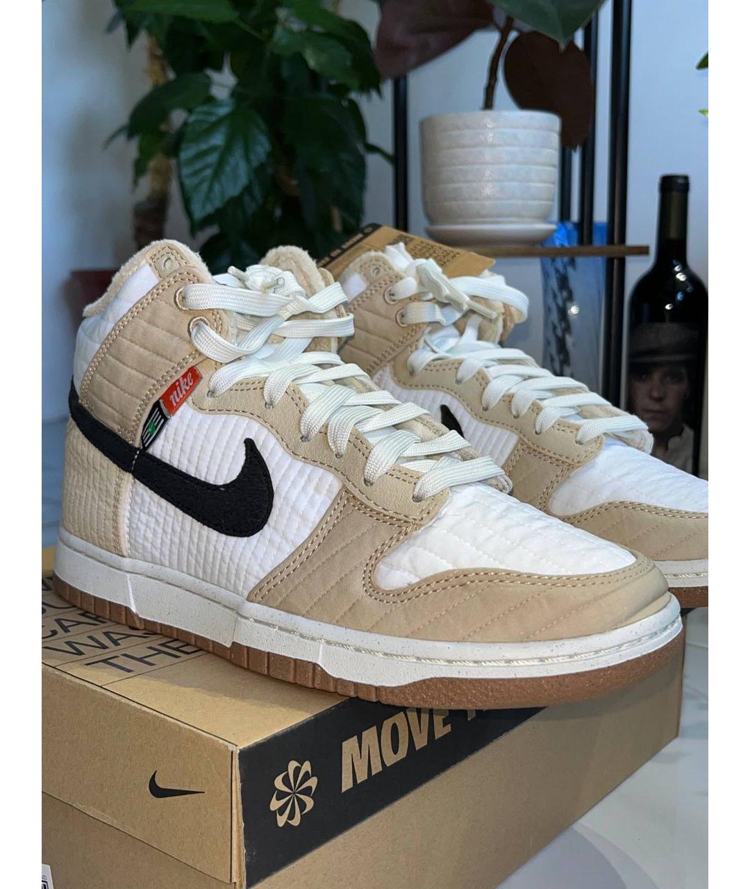 NIKE Бежевые кроссовки, фото 4