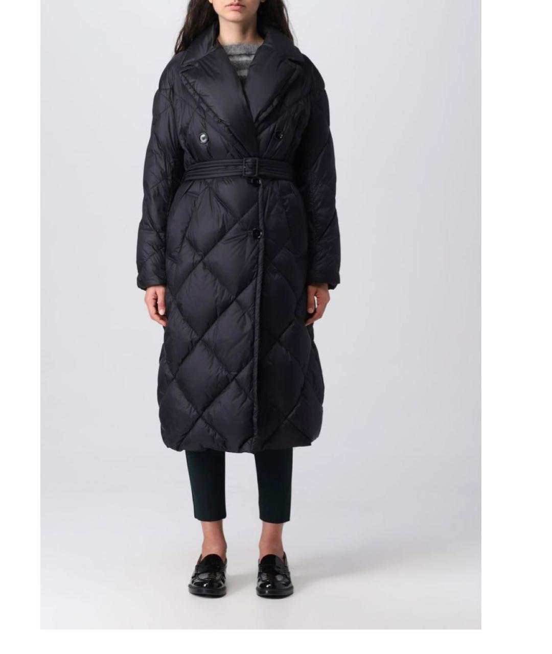 'S MAX MARA Черный пуховик, фото 2