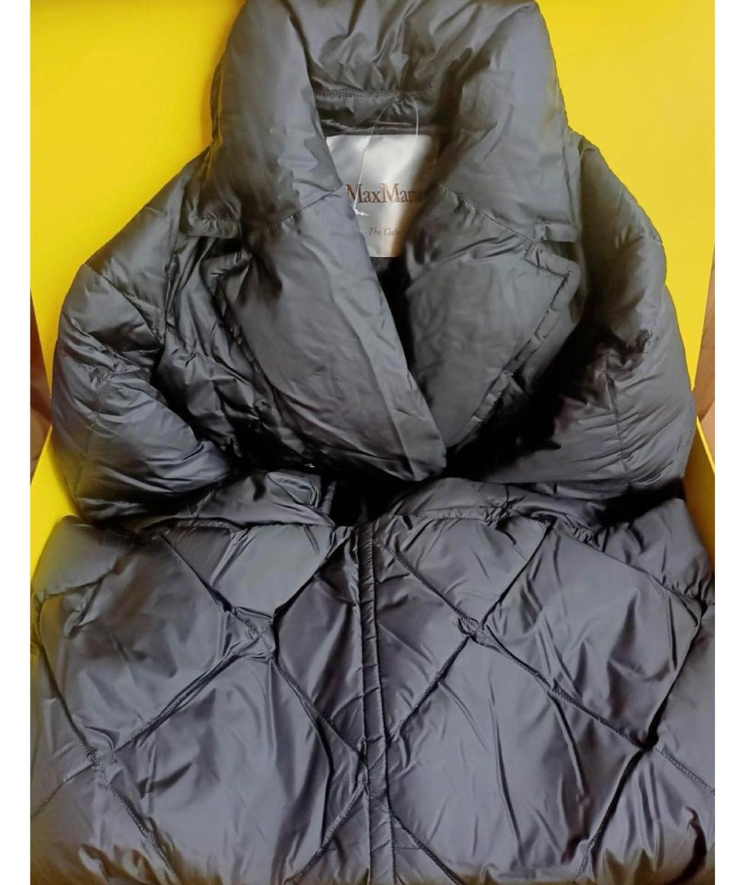 'S MAX MARA Черный пуховик, фото 6