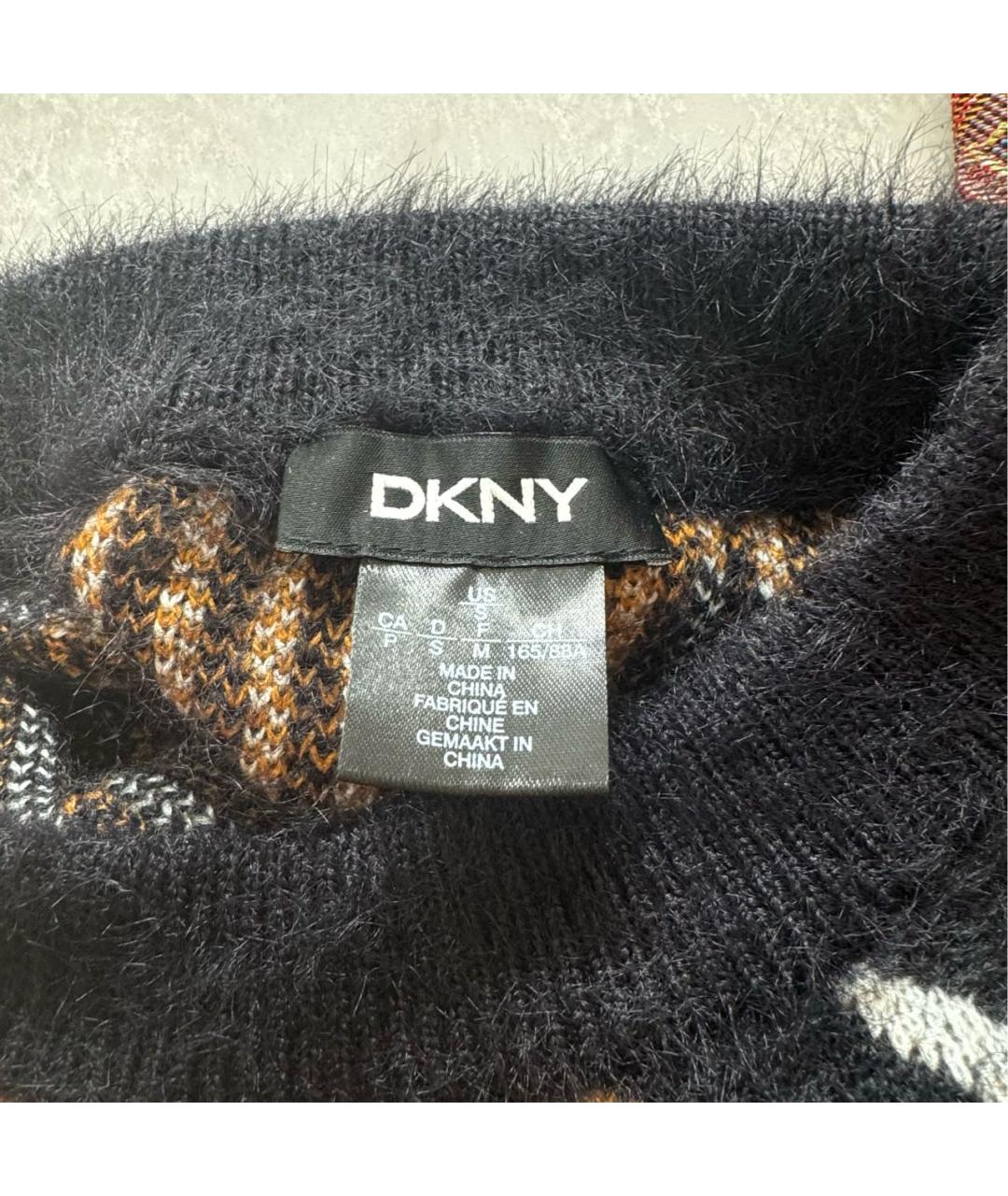 DKNY Черный джемпер / свитер, фото 3