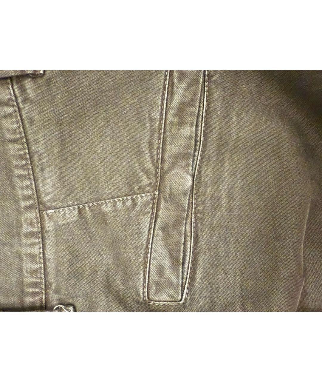 STONE ISLAND Черные хлопковые повседневные брюки, фото 4