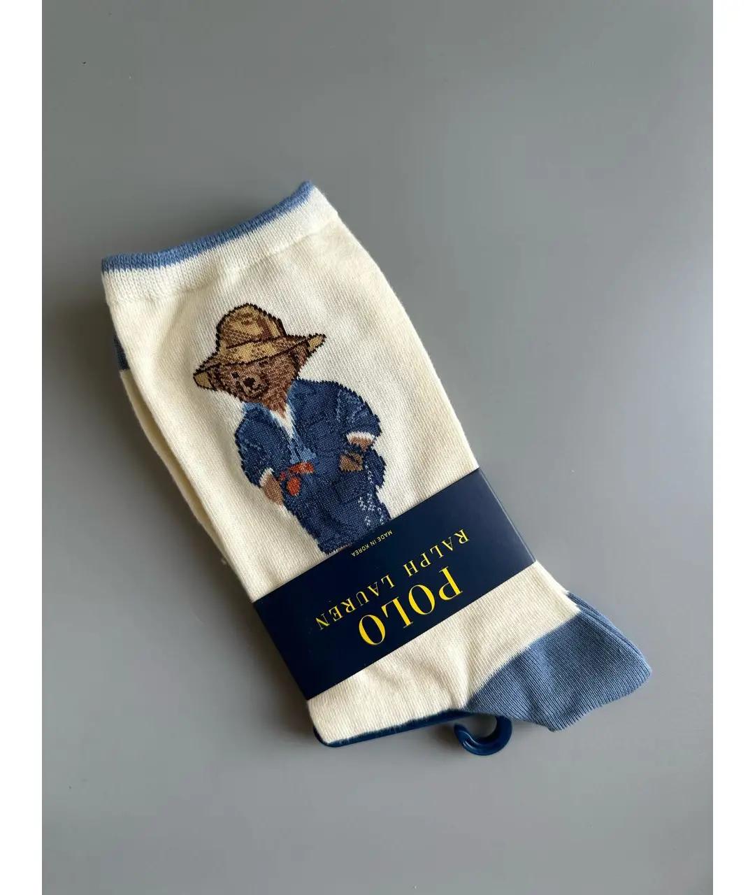RALPH LAUREN Белые носки, чулки и колготы, фото 6