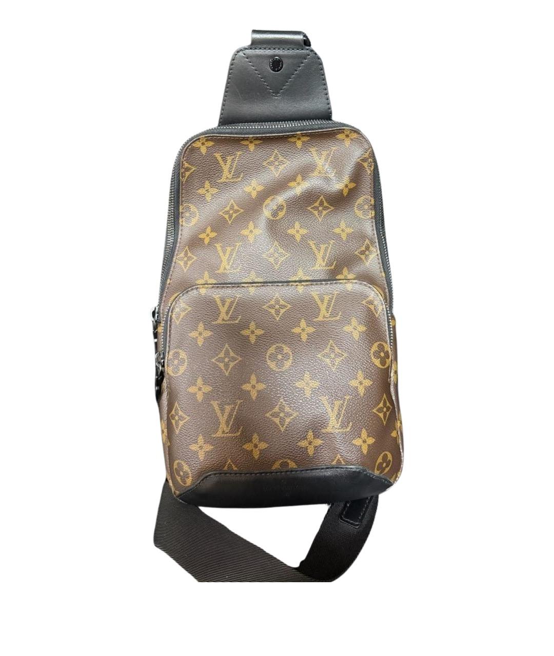 LOUIS VUITTON Коричневая сумка на плечо, фото 1