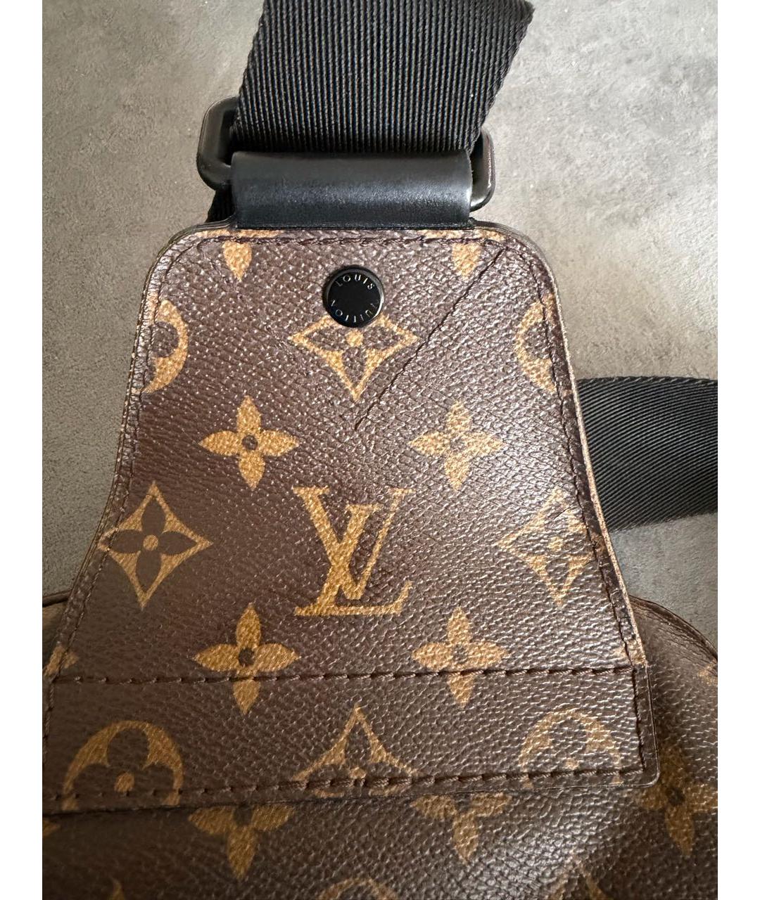 LOUIS VUITTON Коричневая сумка на плечо, фото 5